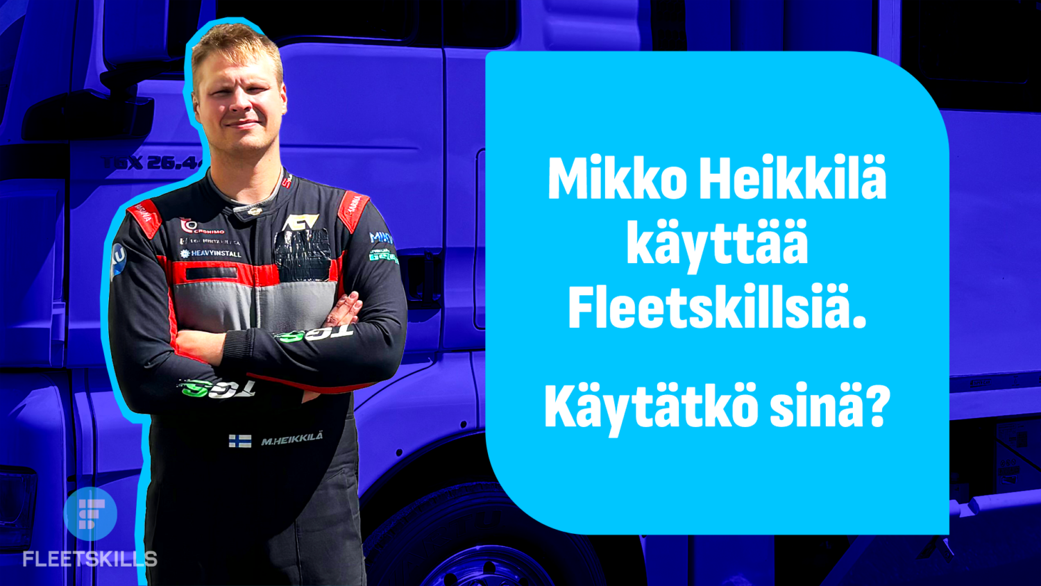 Ralli- ja kuorma-auton kuljettaja Mikko Heikkilä